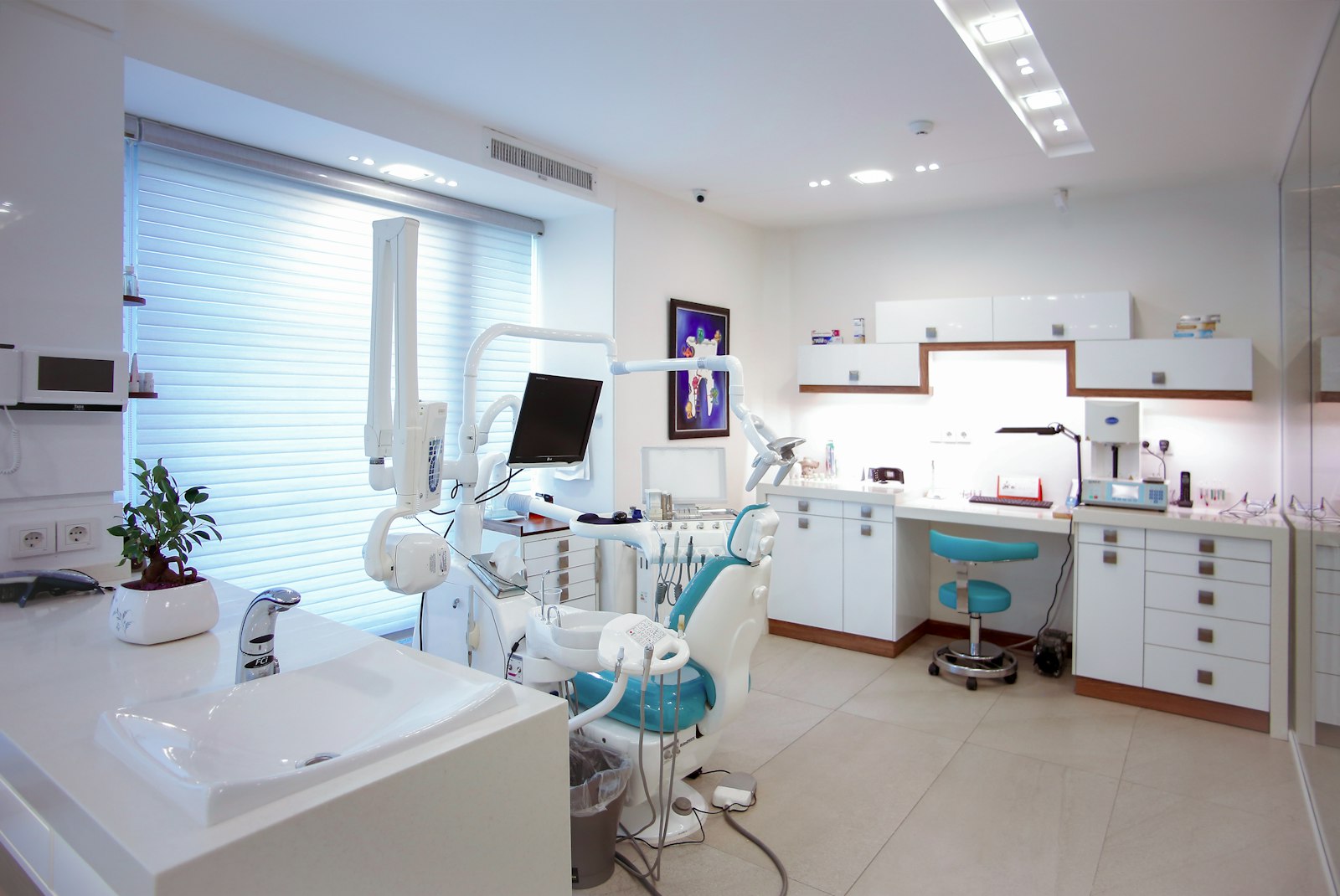 A modern dental clinic treatment room